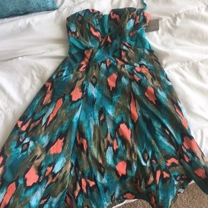 Anthropologie Strapless Dress